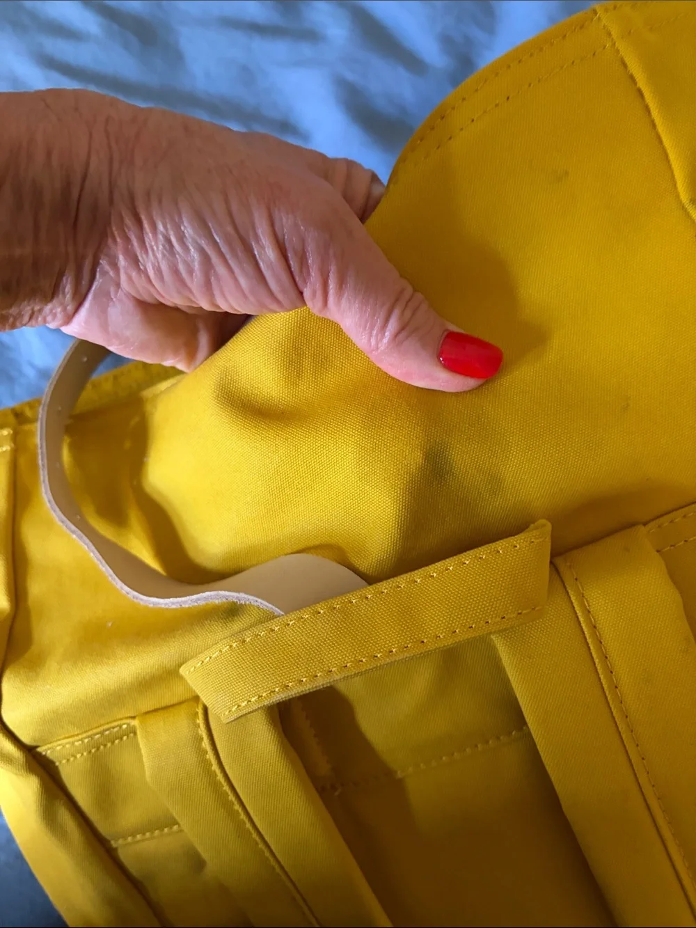 Sandqvist Yellow Rolltop Backpack - Dante Organic